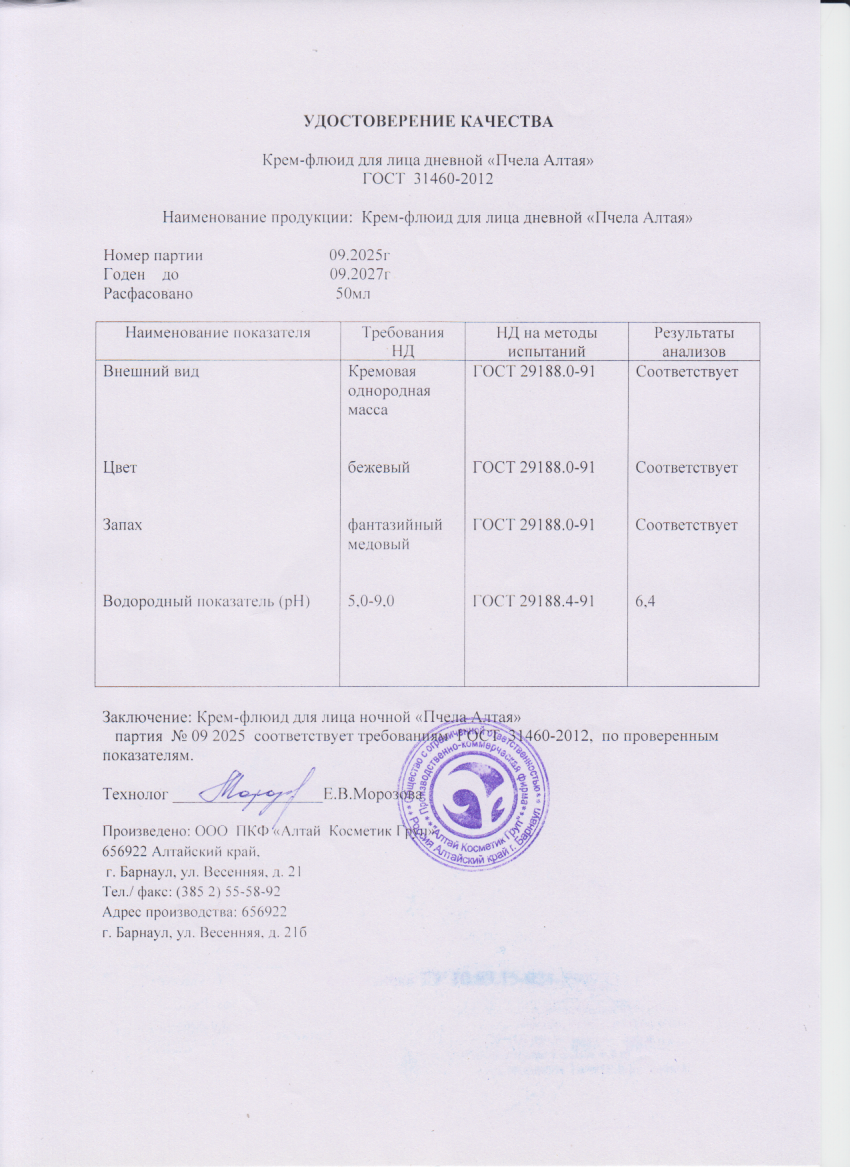 Паспорт №092025